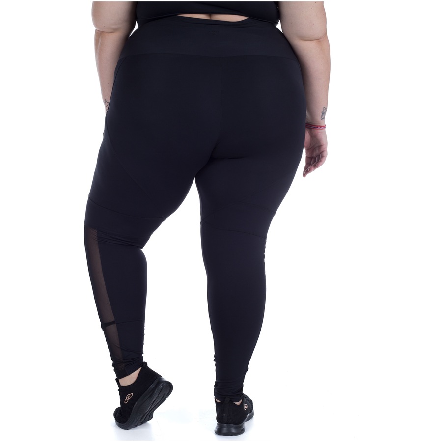 Calça Legging com Proteção Solar UV Wonder Size Joana Tule Bolso - Feminina  - Centauro