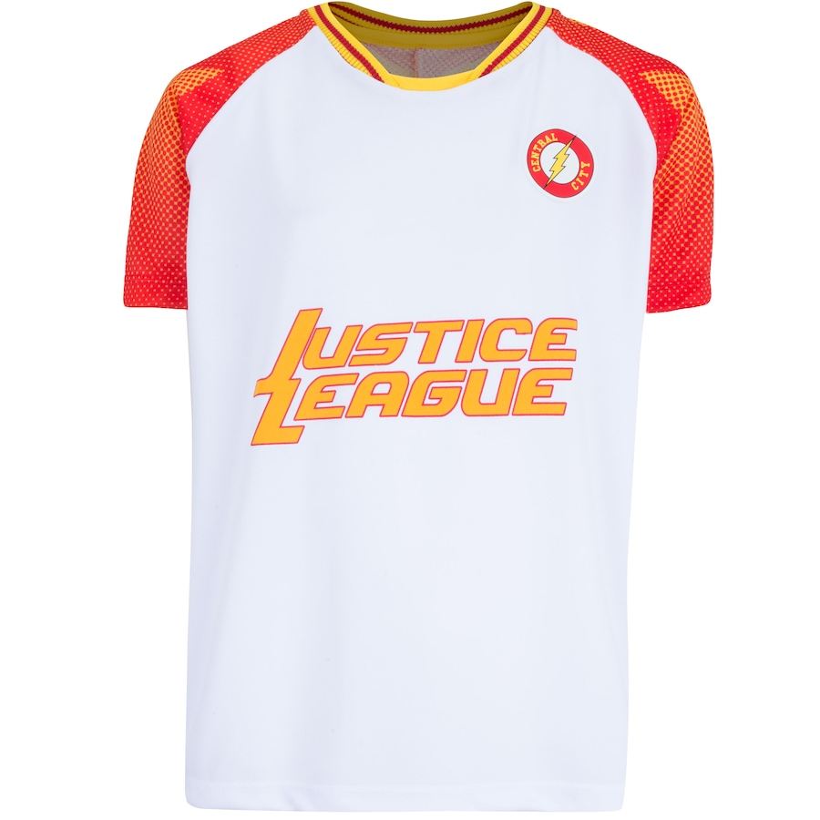 Camiseta The Flash Liga da Justiça Fardamento - Infantil