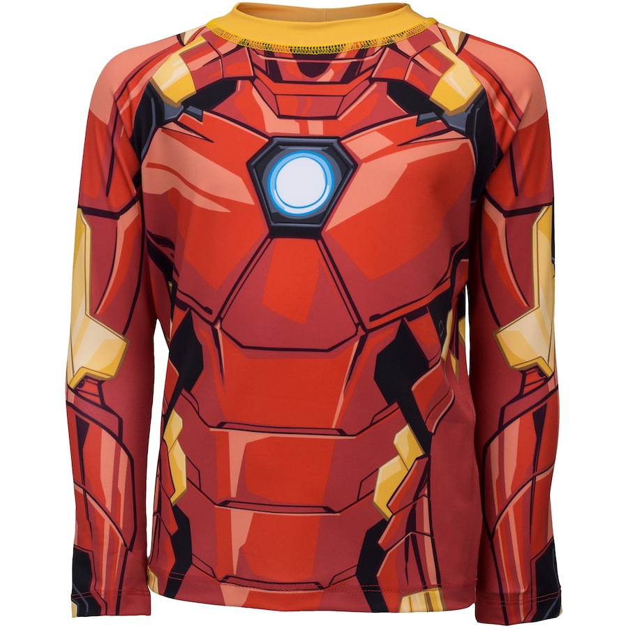 camiseta manga longa homem de ferro