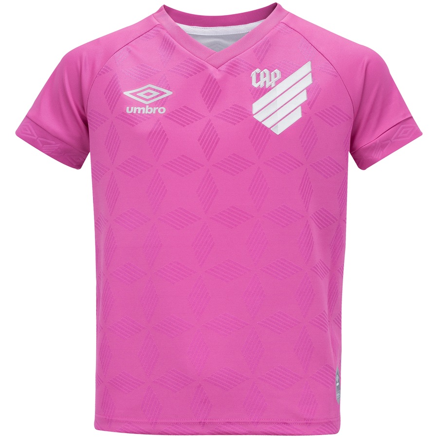 Camisa do Atlético-PR 2020 Outubro Rosa Umbro - Infantil