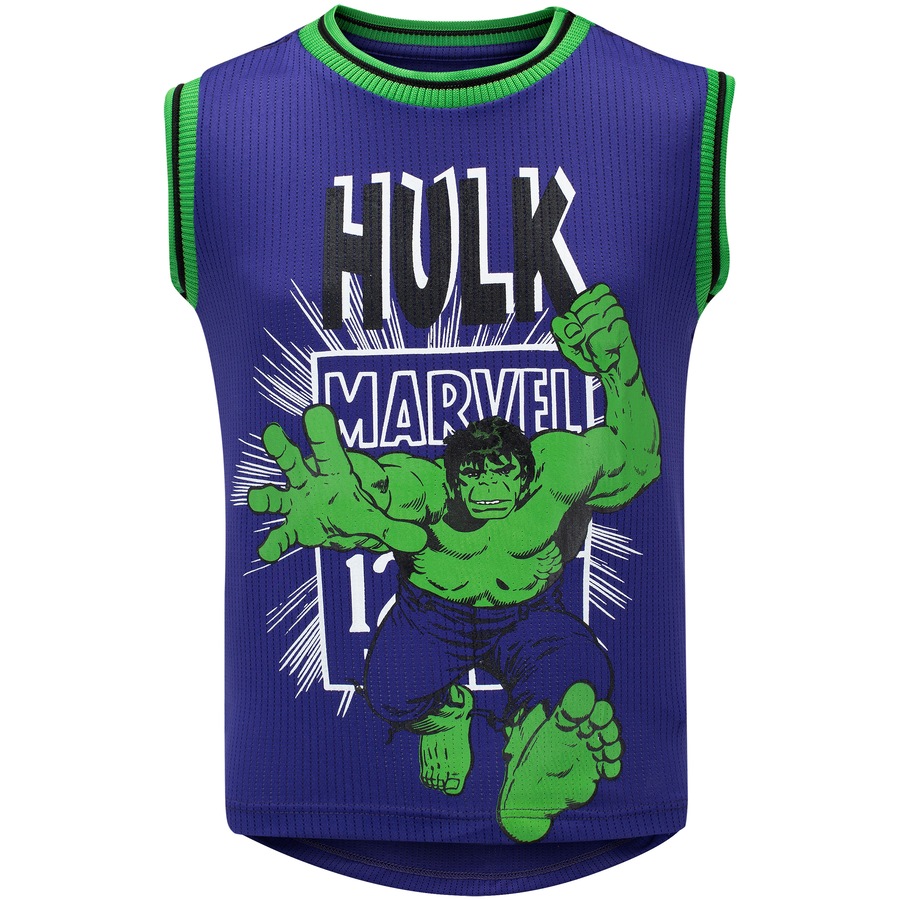 Camiseta Regata Basquete Marvel Hulk - Infantil