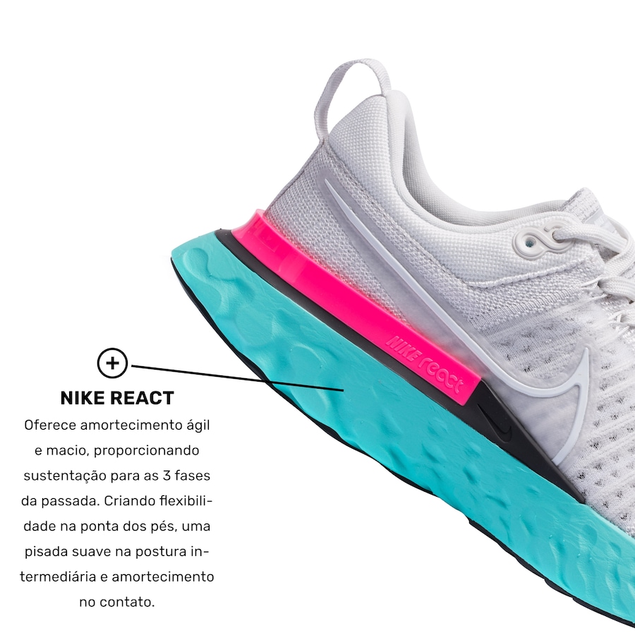 Tênis Nike React Infinity Run Flyknit 2 - Masculino | Centauro