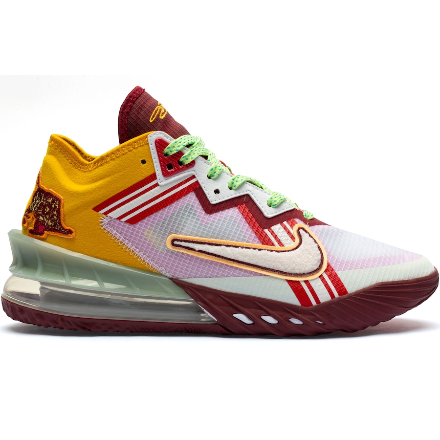 Nike lebron 18 low hot sale yellow