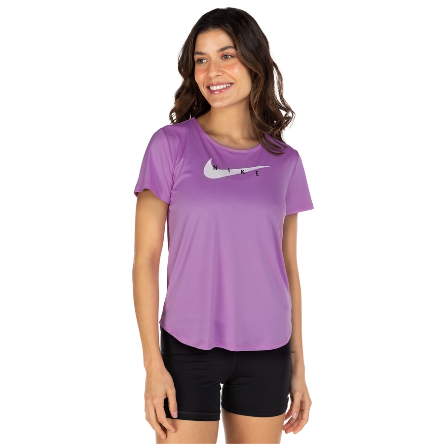 Camiseta Nike Swoosh Run Top Ss - Feminina