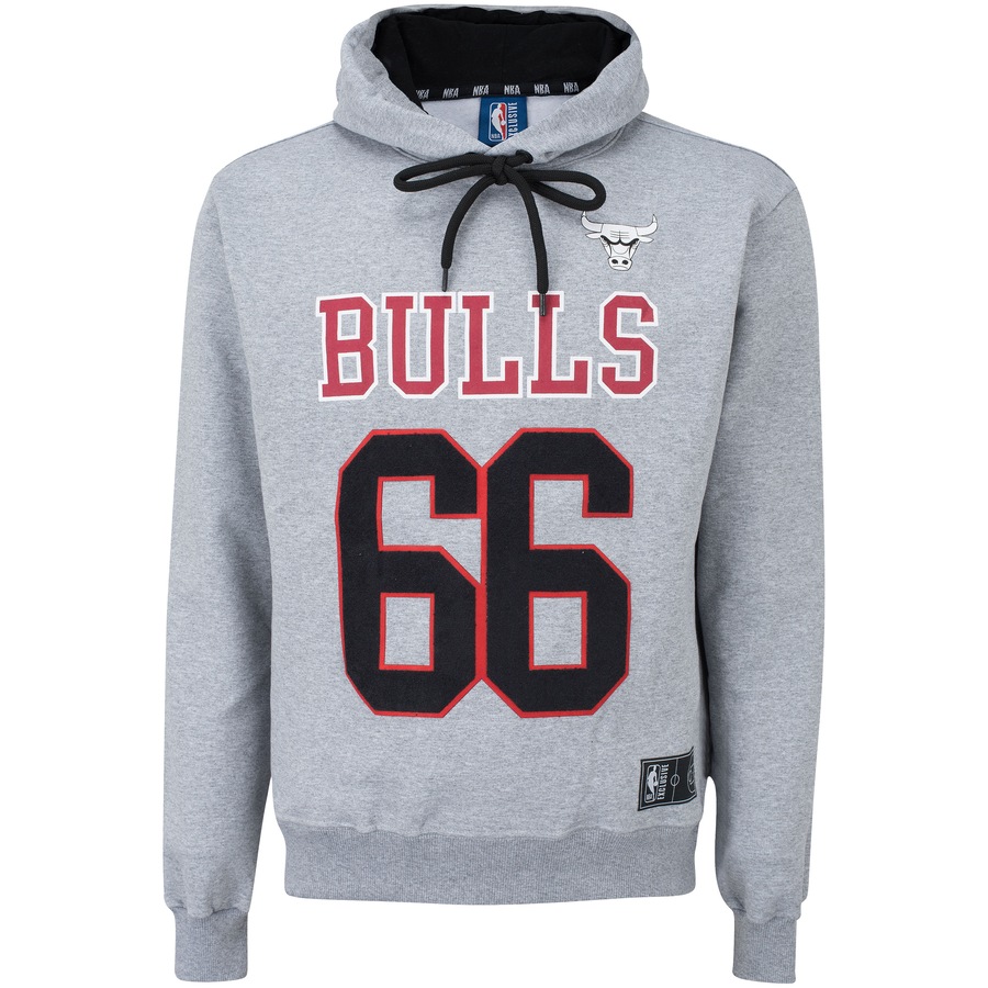 Blusão Chicago Bulls NBA com Capuz N423A - Masculino