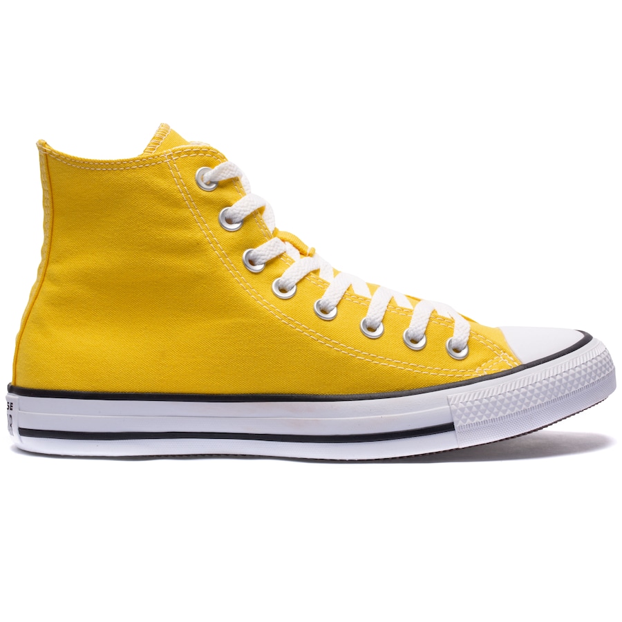 All star amarelo store cano alto 37