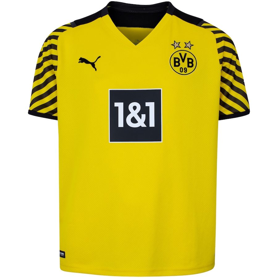 Camisa Borussia Dortmund I 21/22 Puma - Juvenil