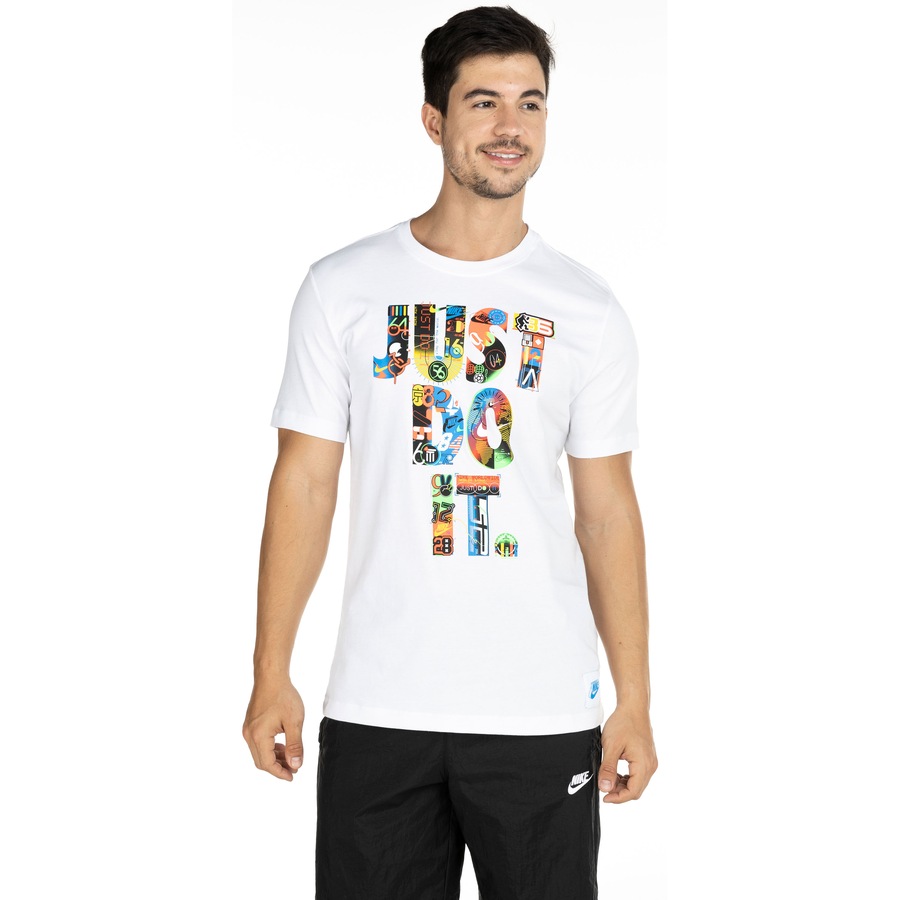 Camiseta Nike Manga Curta Sportswear Tee Worldwide JDI - Masculina