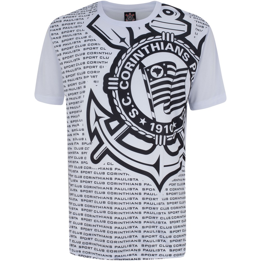 Camiseta do Corinthians Plus Size Xps Max Logo - Masculina
