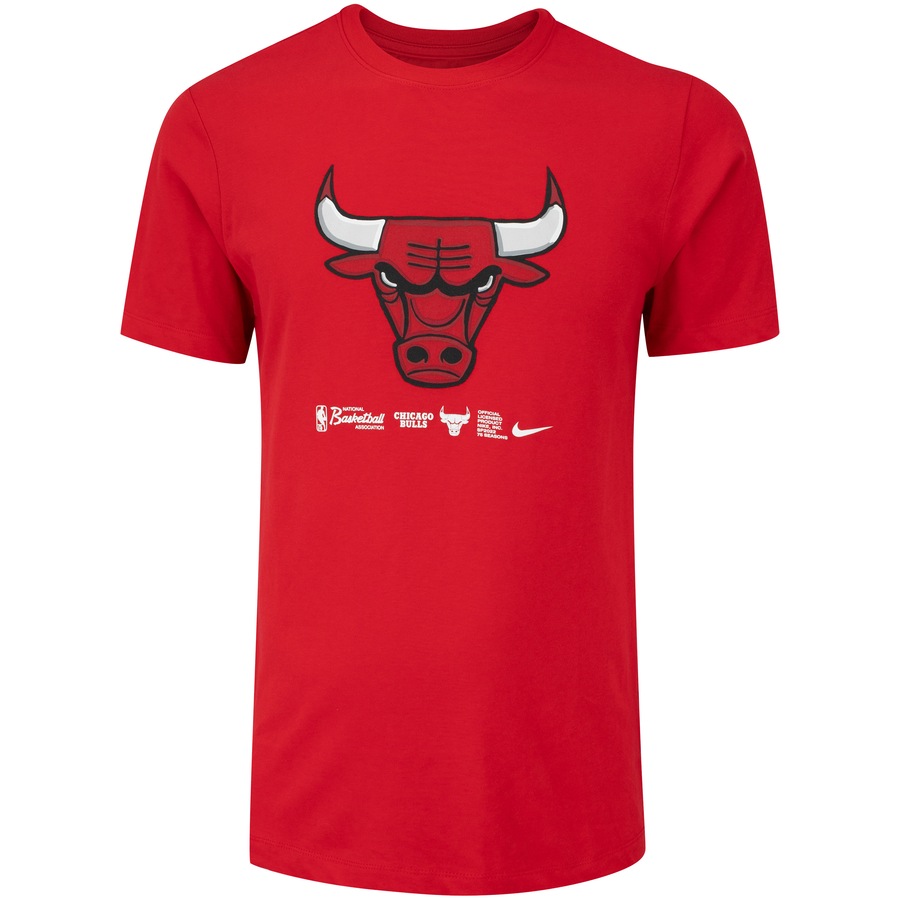 Camiseta Chicago Bulls NBA Nike Manga Curta Dri-Fit - Masculina