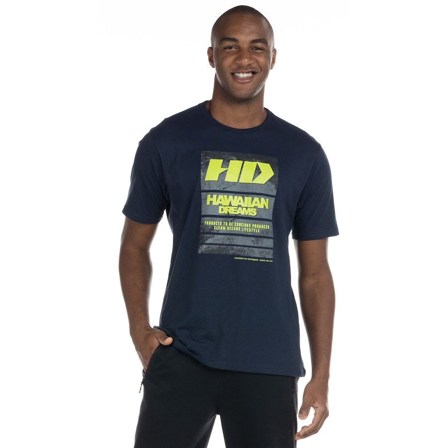 Camiseta HD Manga Curta Estampada 9880B - Masculina