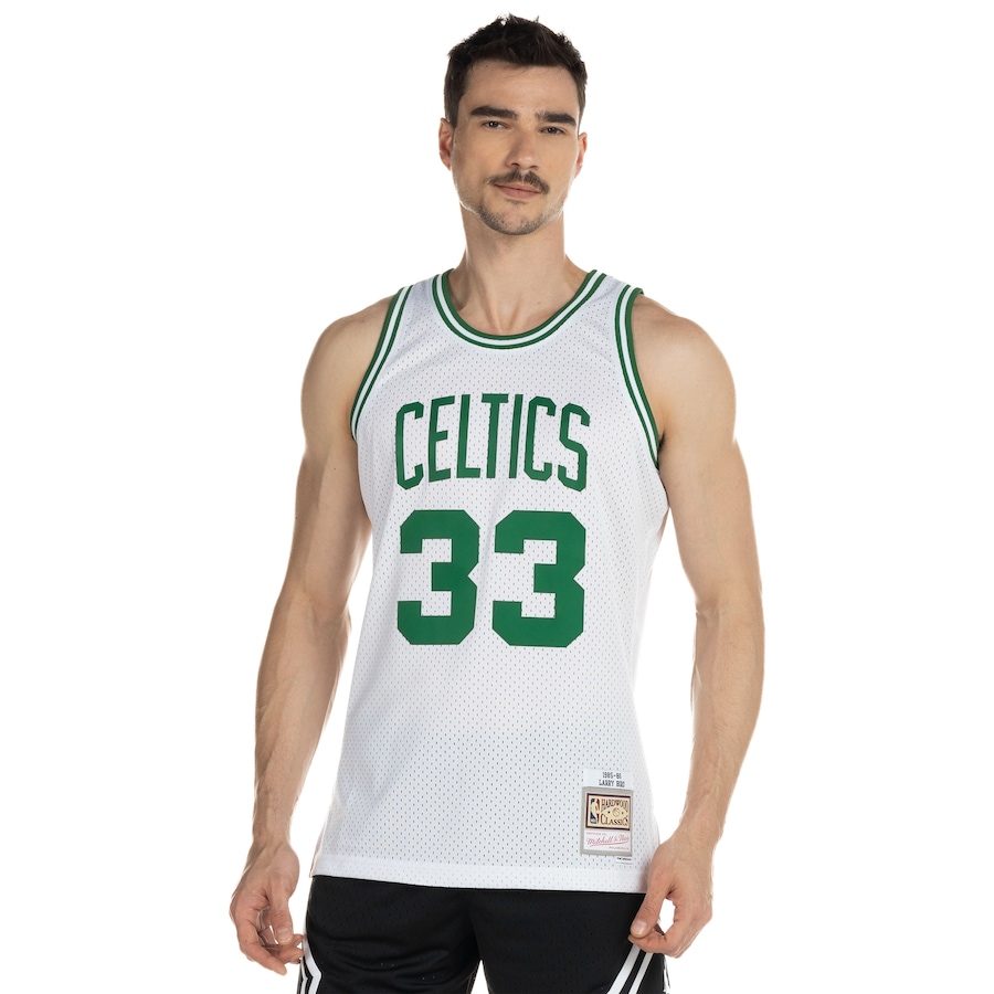 Camiseta Regata Boston Celtics NBA Mitchell & Ness Swingman Home Jersey - Masculina