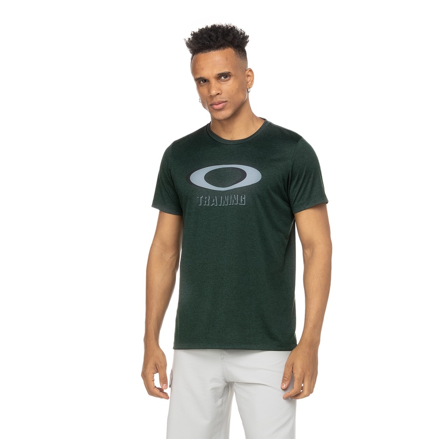 Camiseta Oakley Ellipse Digital SS Cinza 