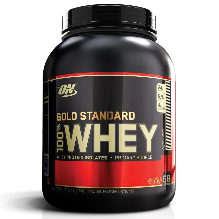 Whey Protein Optimum Gold Standard 100% Cookies'n Cream - 5lbs