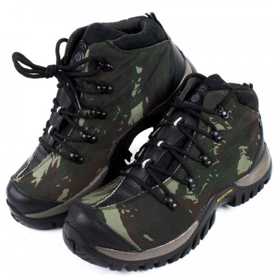 bota adventure camuflada