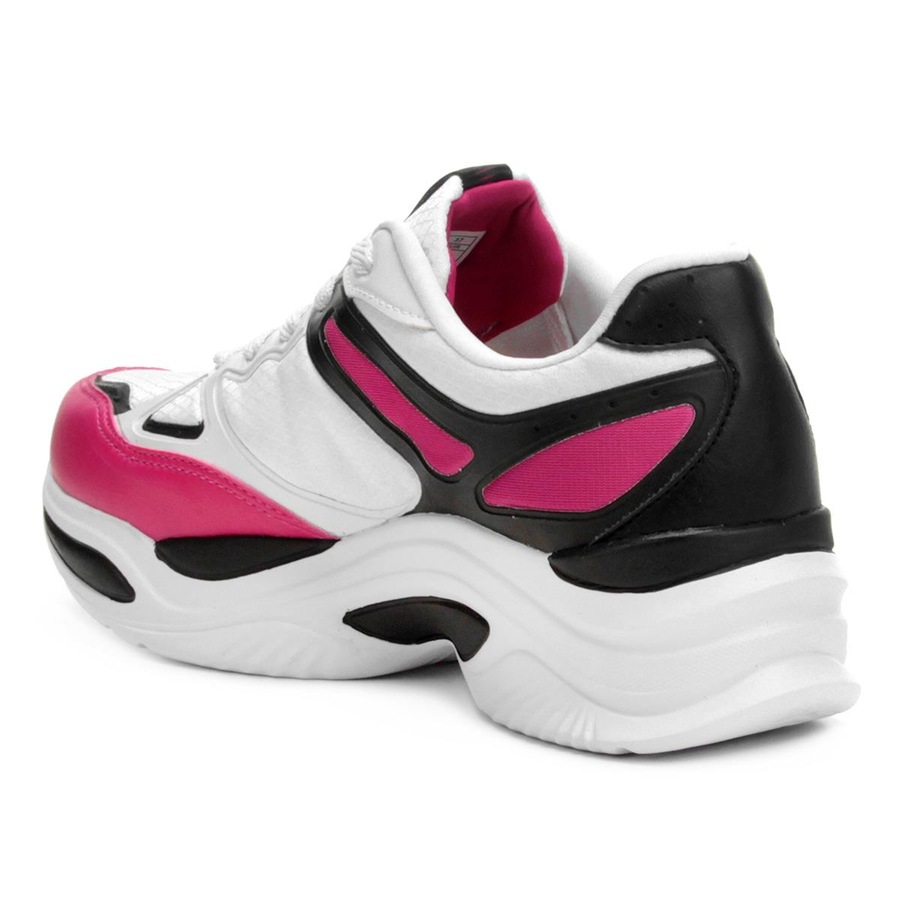 tenis azaleia chunky rosa