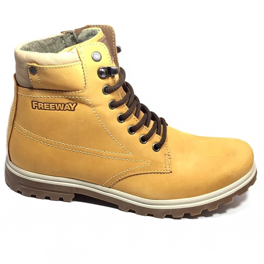 bota masculina couro freeway