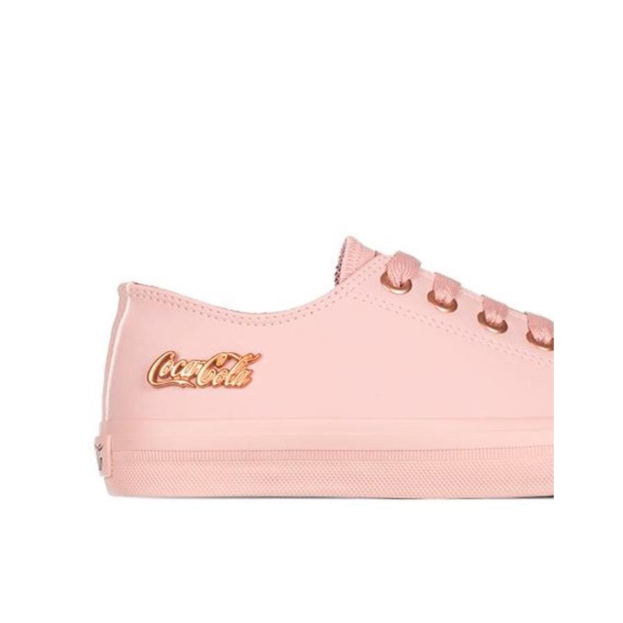 tênis coca cola basket floater low feminino branco