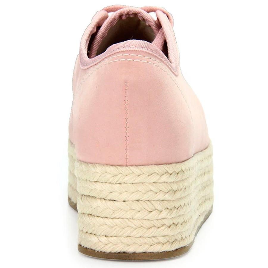 tênis bebecê flatform com corda feminino