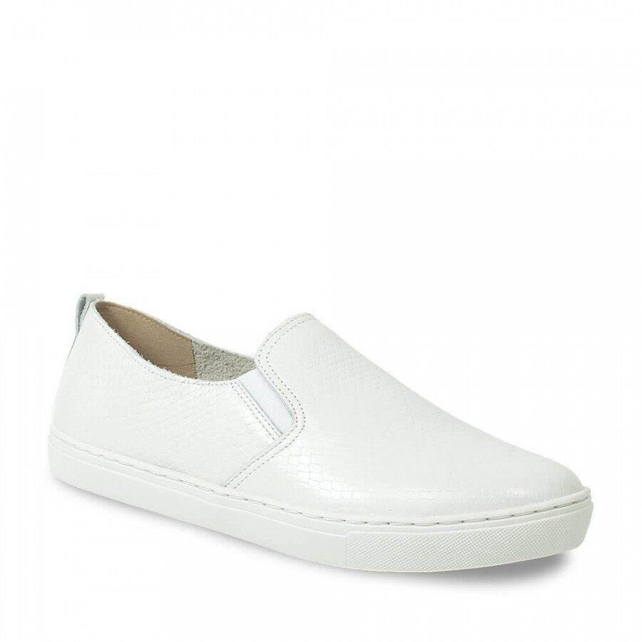 tenis slip couro feminino