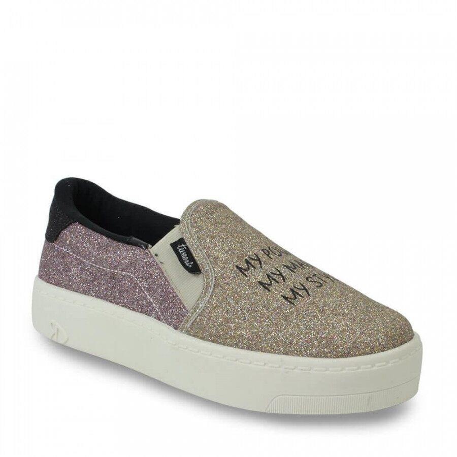 tenis infantil com letreiro