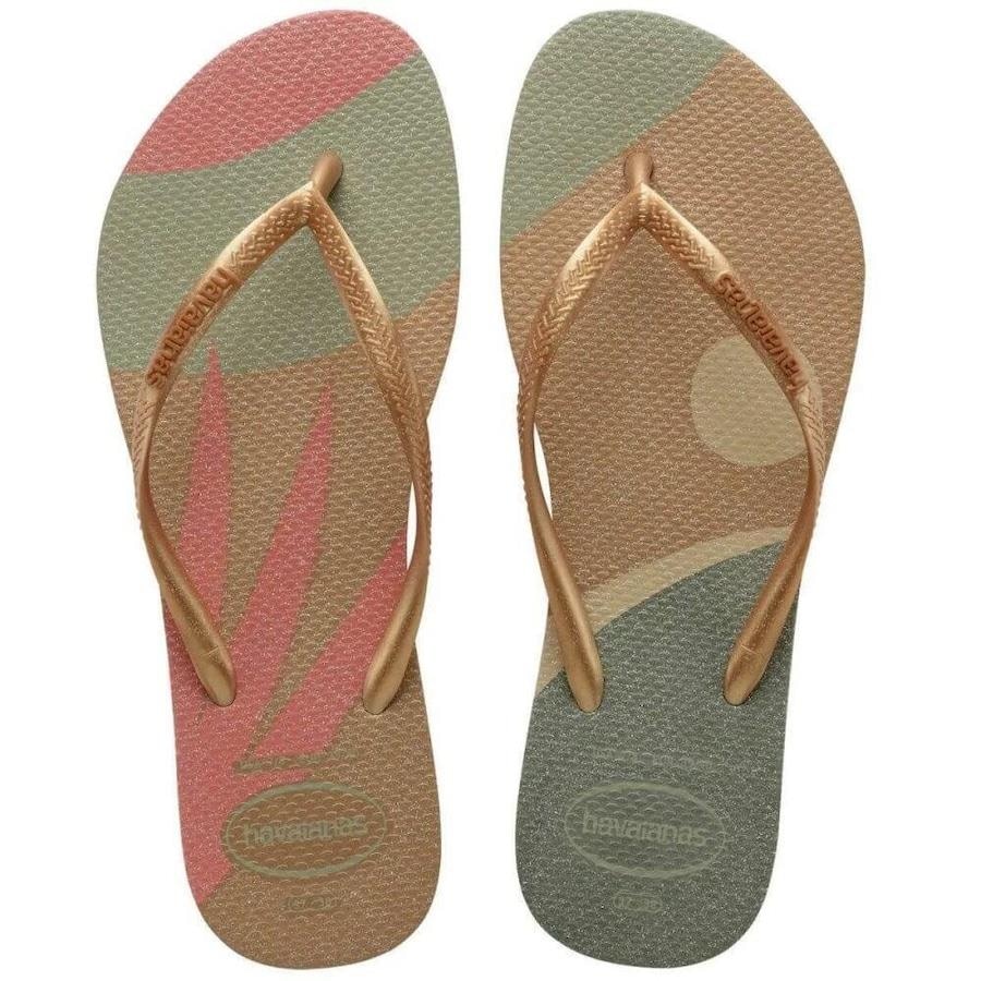 Chinelo Havaianas Sl Palette Glw Feminino Centauro