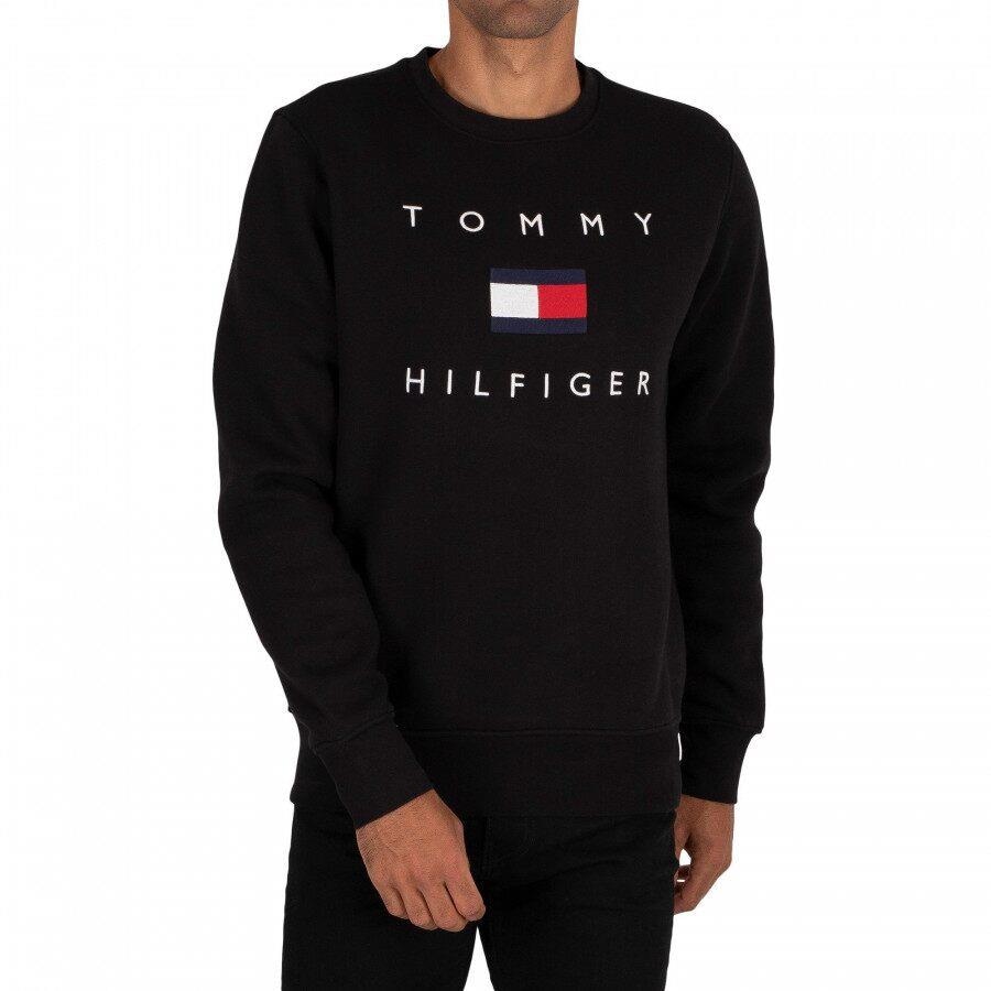 blusa moletom tommy hilfiger flag sweatshirt