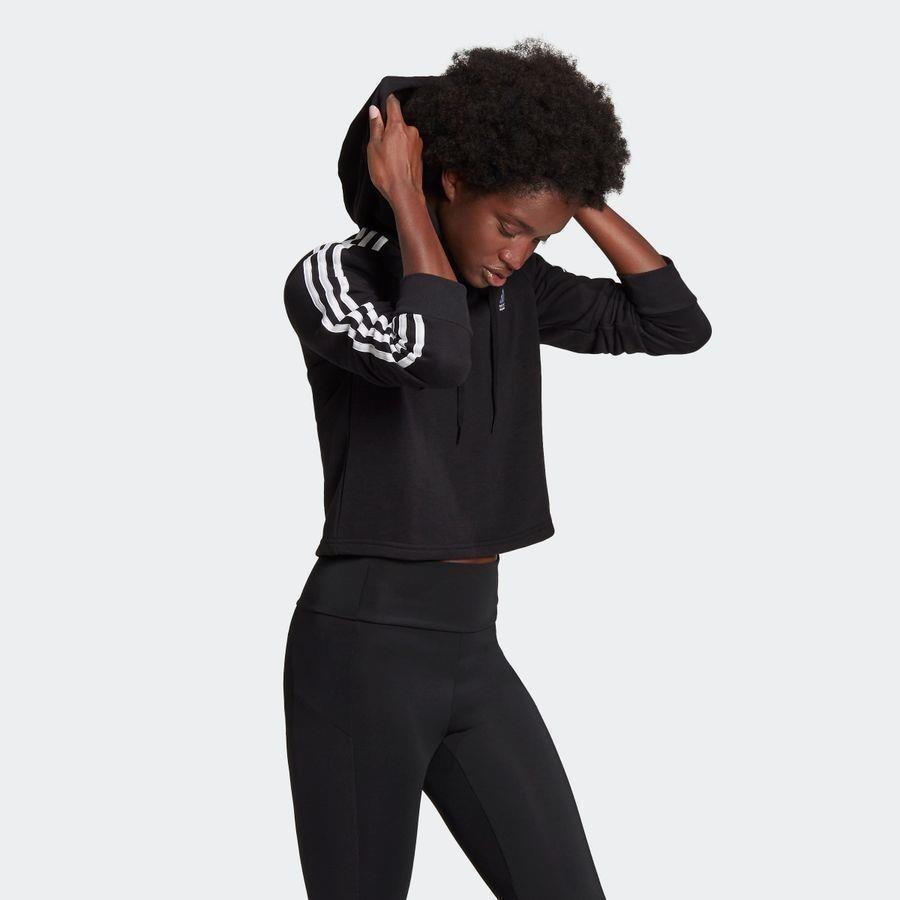 oversized zwarte moletom com capuz
