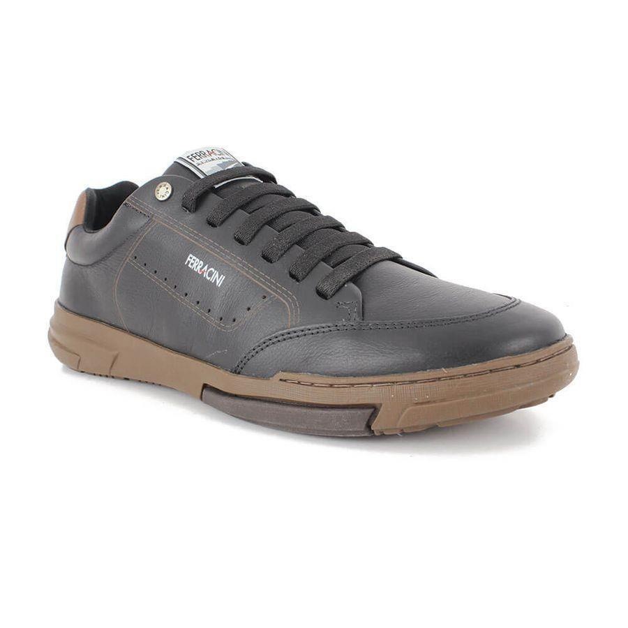 Sapatênis Ferracini Couro Natural Dubay - Masculino - Centauro