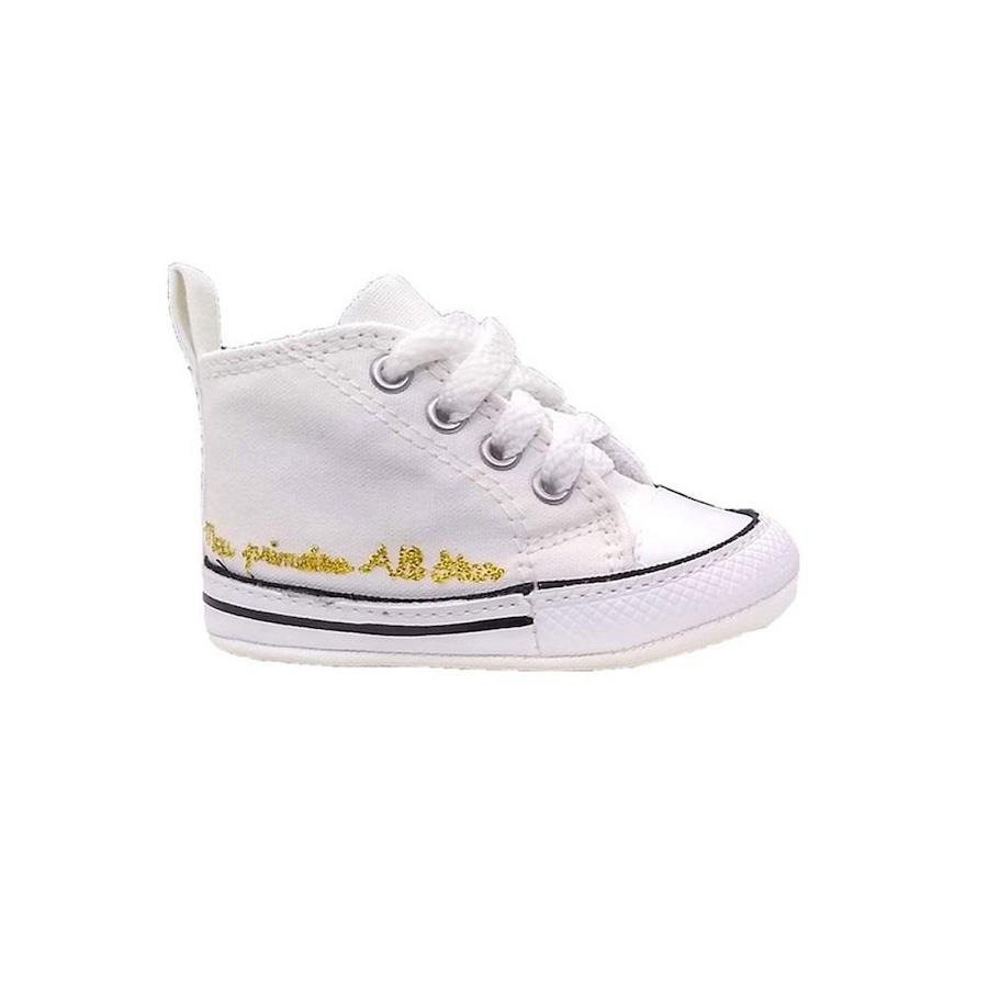 Tenis Infantil Converse All Star Cano Alto Branco (26 ao 32) - laranjeiras  - mobile