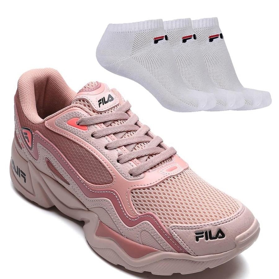 Tênis Fila Interceptor - Feminino + 3 Pares de Meia Fila - Centauro