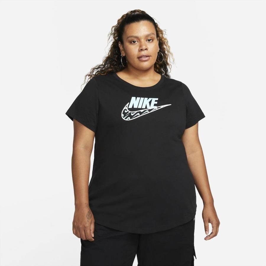 camiseta nike sportswear icon clash feminina