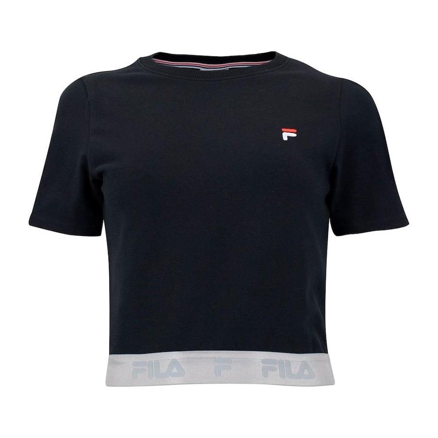 Blusa <em>cropped</em>, da Fila