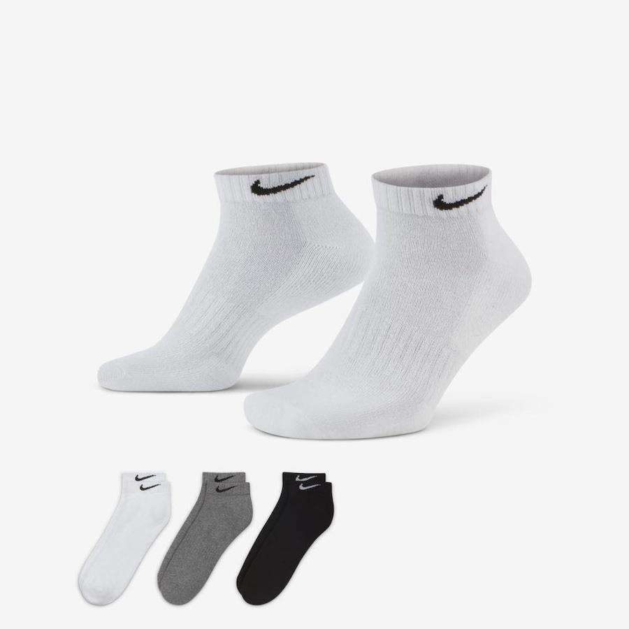Meias Cano Curto Nike Everyday Cushioned - Adulto - Centauro