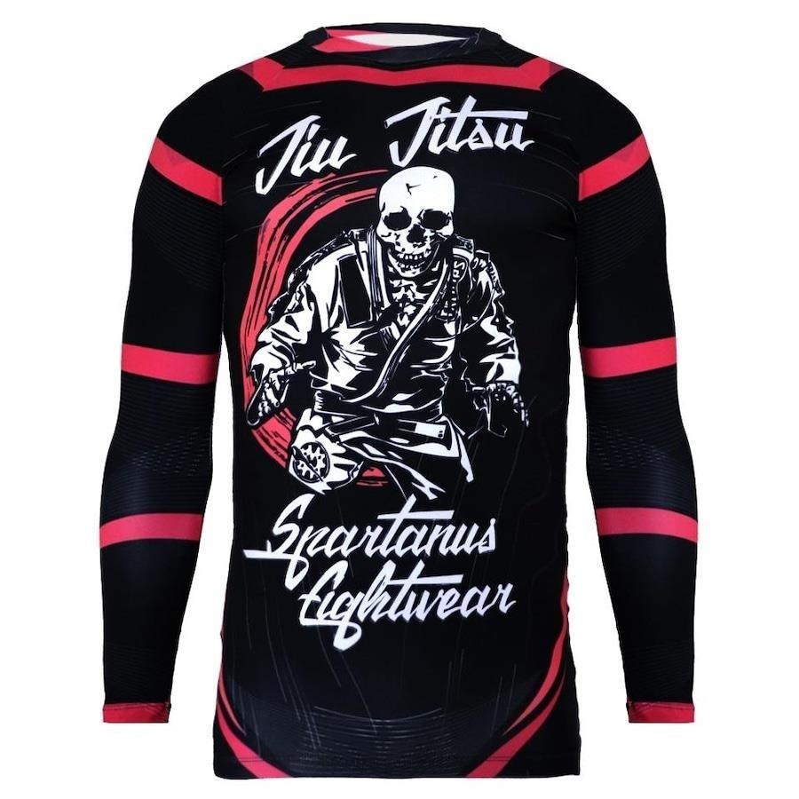 Rash Guard Manga Longa Spartanus Jiu Jitsu Masculino Centauro