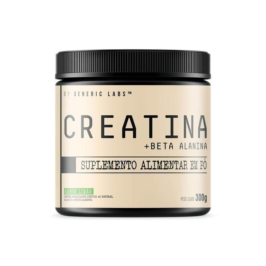 Creatina + Beta Alanina Generic Labs - Limão - 300g - Centauro