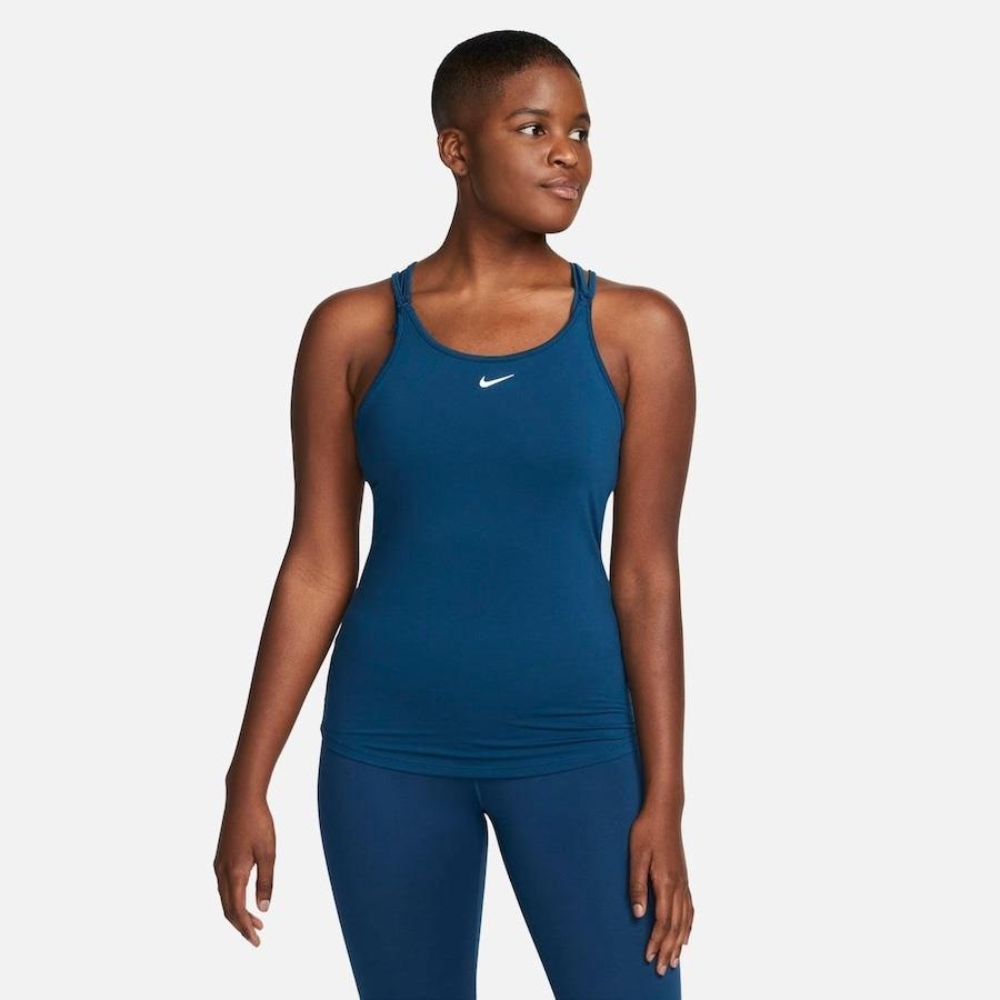 Regata Nike Yoga Dri-FIT Luxe Feminina - Marrom