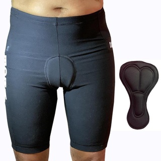 Bermuda De Ciclismo Masculina Santic - Esponja 3D Acolchoada, Refletiva E Secagem Rápida