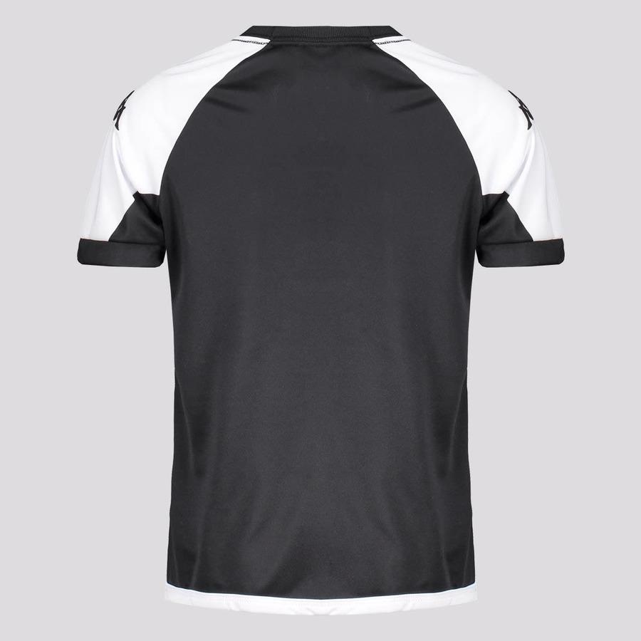 Camisa Vasco Supporter All Black Kappa Infantil