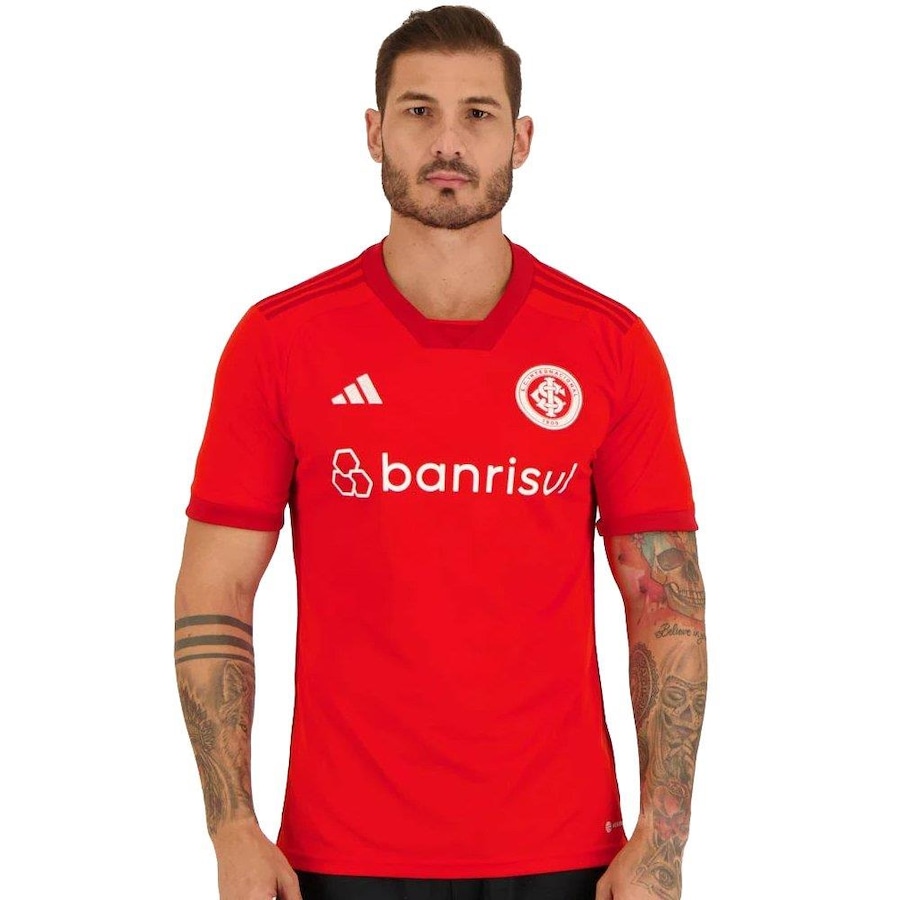 Camisa 1 SC Internacional 23/24 Feminina - Vermelho adidas