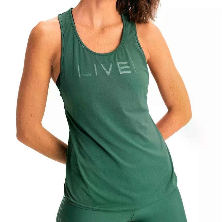 Camiseta Feminina Live! Icon Verde