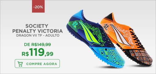 Chuteira Society Penalty Victoria Dragon VII TF