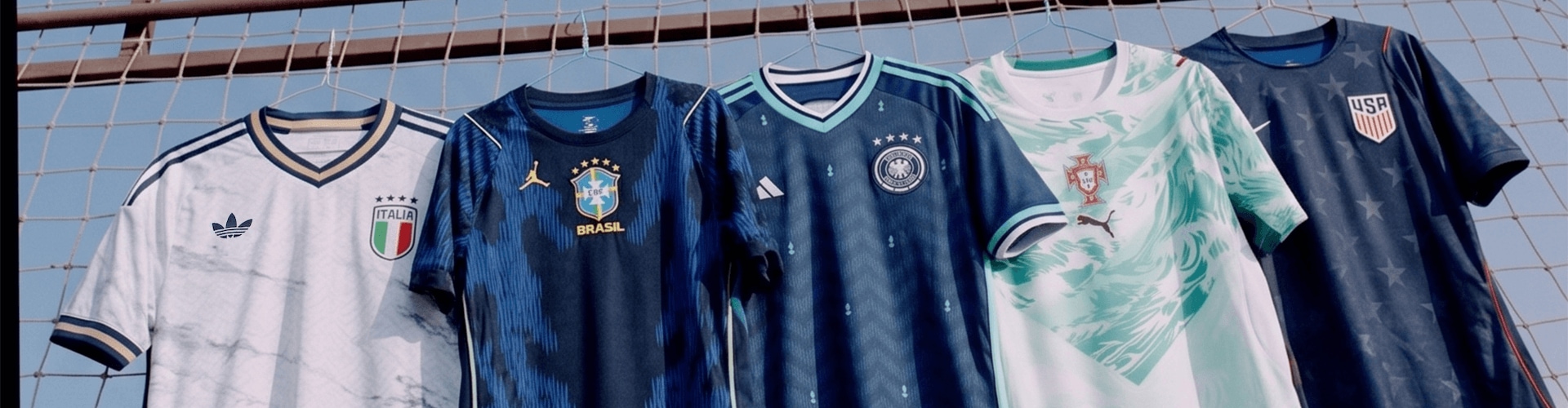 Camisas 2 das seleções, quando o estilo entra em campo