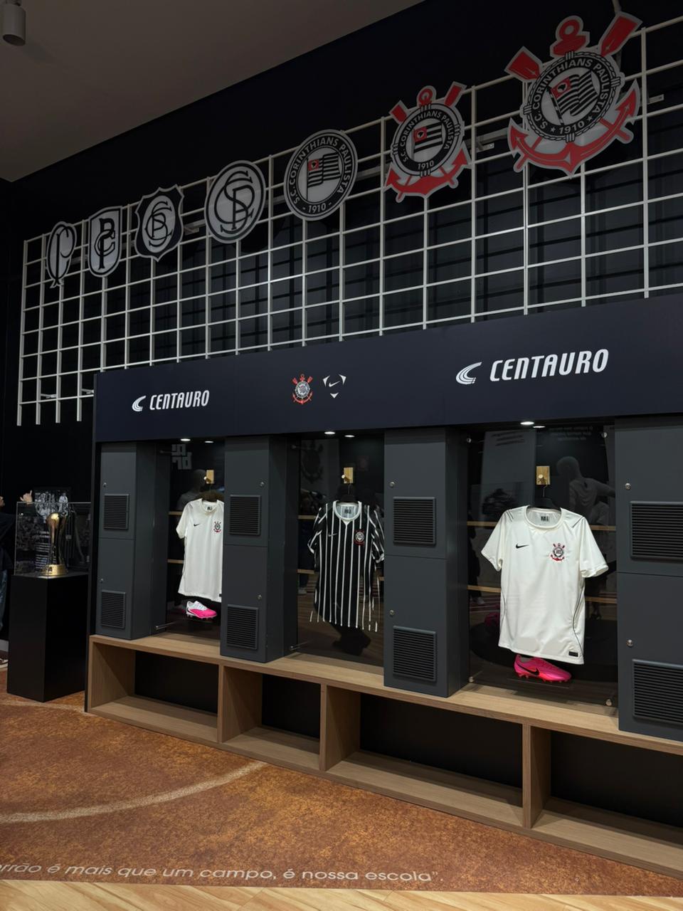 Corinthians ganha novo espaço exclusivo na Centauro do Shopping Itaquera