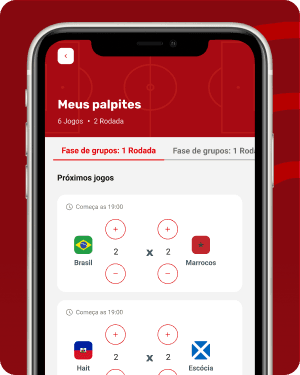 Palpite nos jogos da Copa 2026