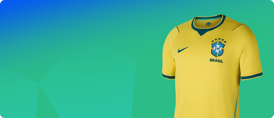 Personalize sua camisa da Seleção