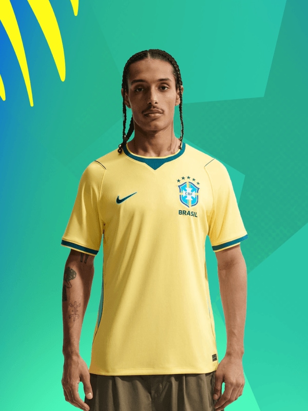 Camisa da Seleção Brasileira modelo torcedor