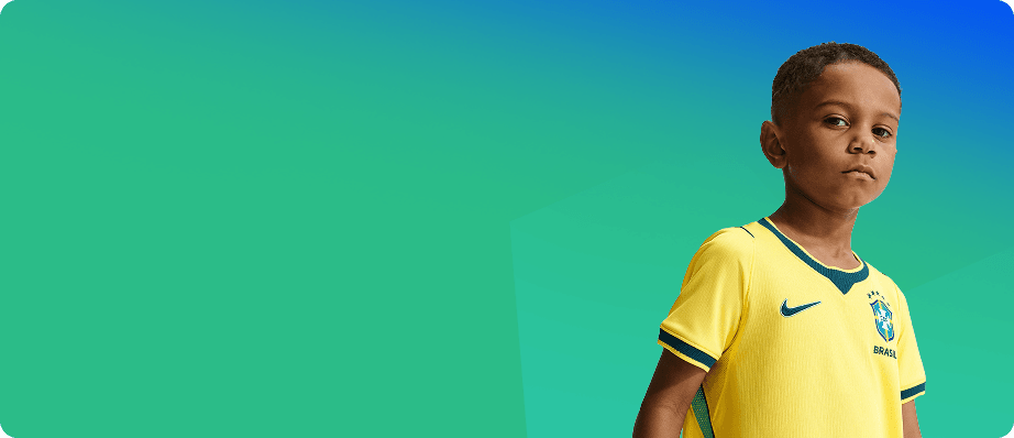 Camisa infantil da Seleção Brasileira