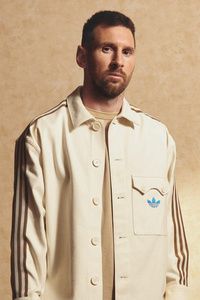 Arte com foto do Messi
