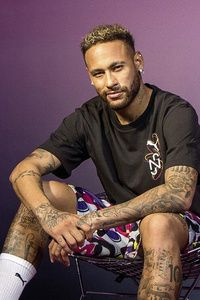 Arte com foto do Neymar